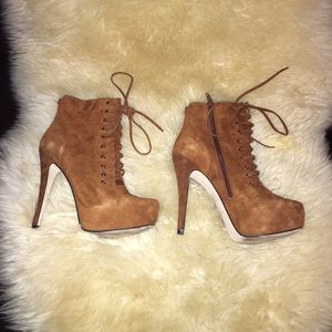 Sexy ALDO Lace Up Platform Booties